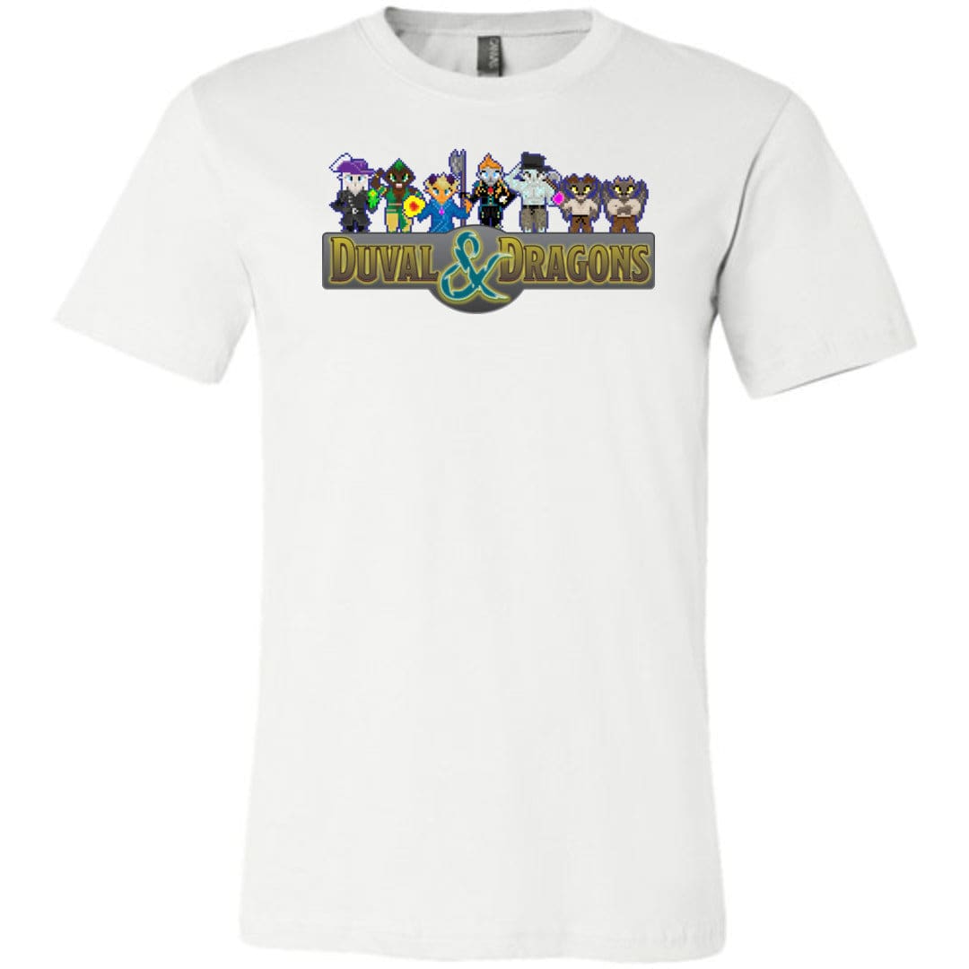 Duval & Dragons Pixel 2023 Unisex Premium Tee - White / XS