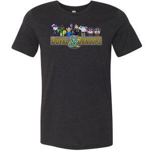 Duval & Dragons Pixel 2023 Unisex Premium Tee - Black Heather / XS