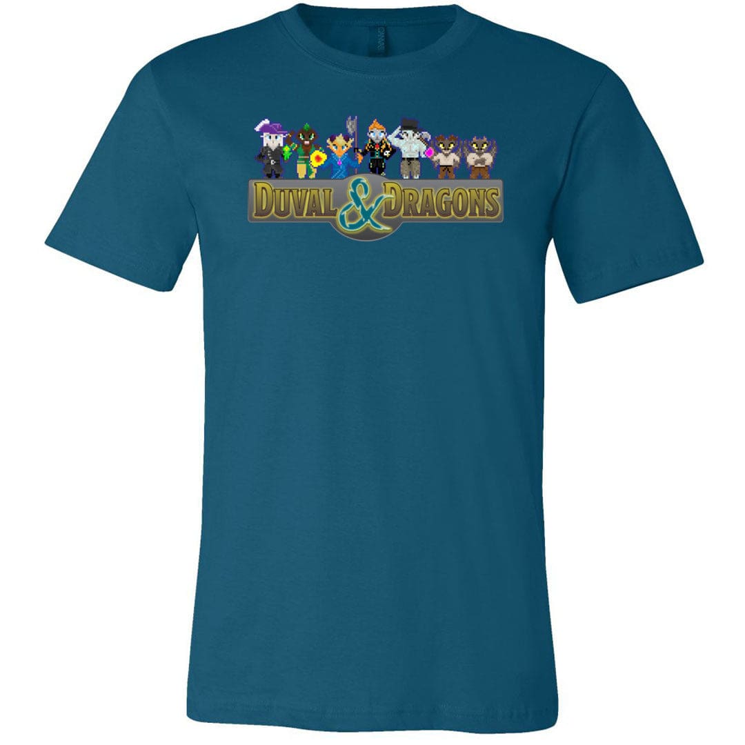Duval & Dragons Pixel 2023 Unisex Premium Tee - Deep Teal / XS