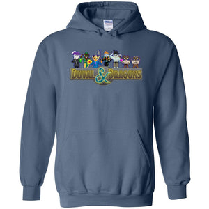 Duval & Dragons Pixel 2023 Unisex Pullover Hoodie - Indigo Blue / S