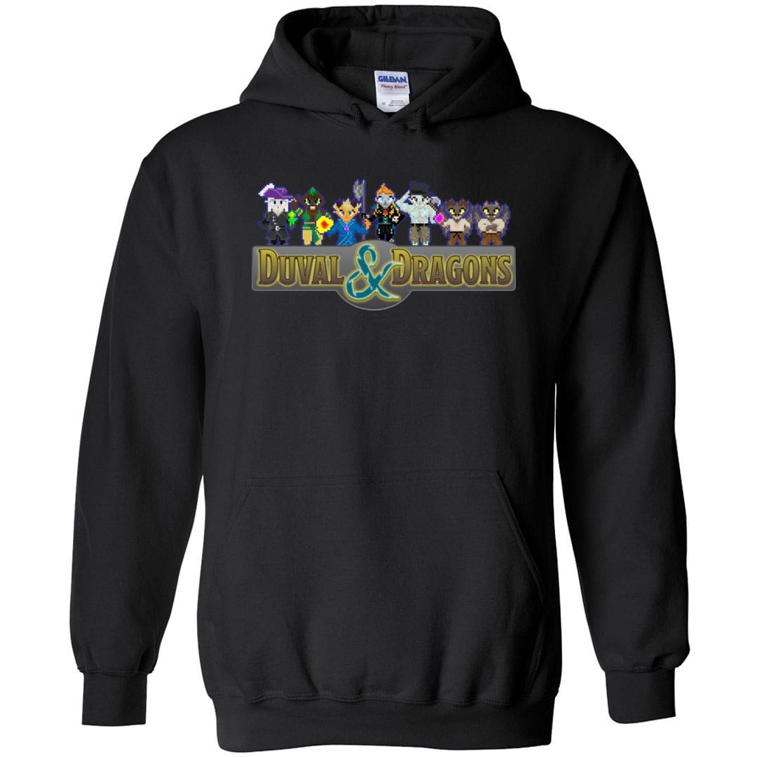 Duval & Dragons Pixel 2023 Unisex Pullover Hoodie - Black / S