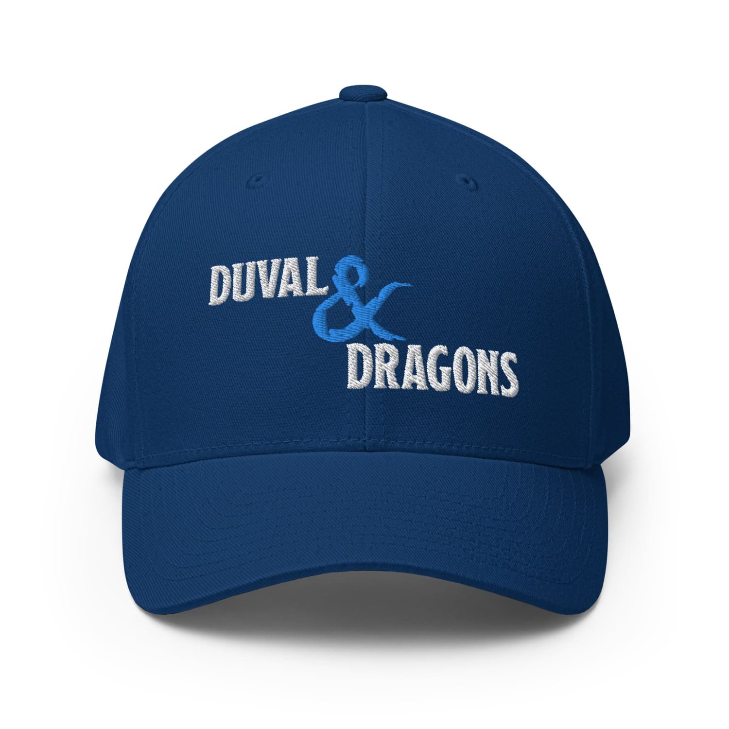 Duval & Dragons Structured Twill Flexfit Cap - Royal Blue / S/M