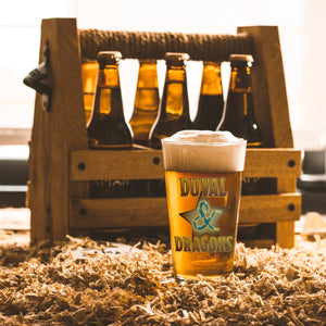 Duval & Dragons Superstar Logo 16oz Pint Glass - Drinkware