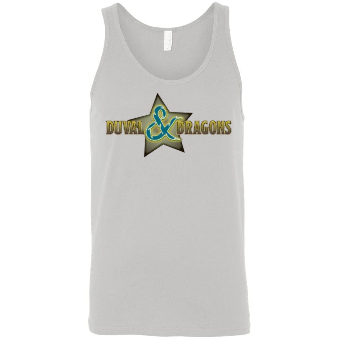 Duval & Dragons Superstar Logo Unisex Premium Tank - Silver / S