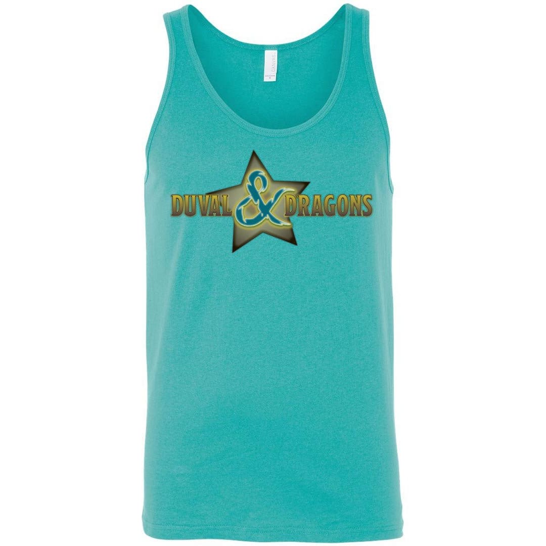 Duval & Dragons Superstar Logo Unisex Premium Tank - Teal / S