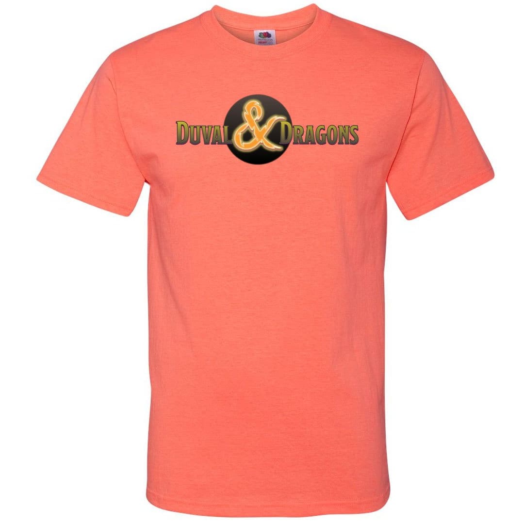 Duval & Dragons TS Unisex Classic Tee - Retro Heather Coral / S