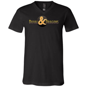 Duval & Dragons TS Unisex Premium V-Neck Tee - Black / S
