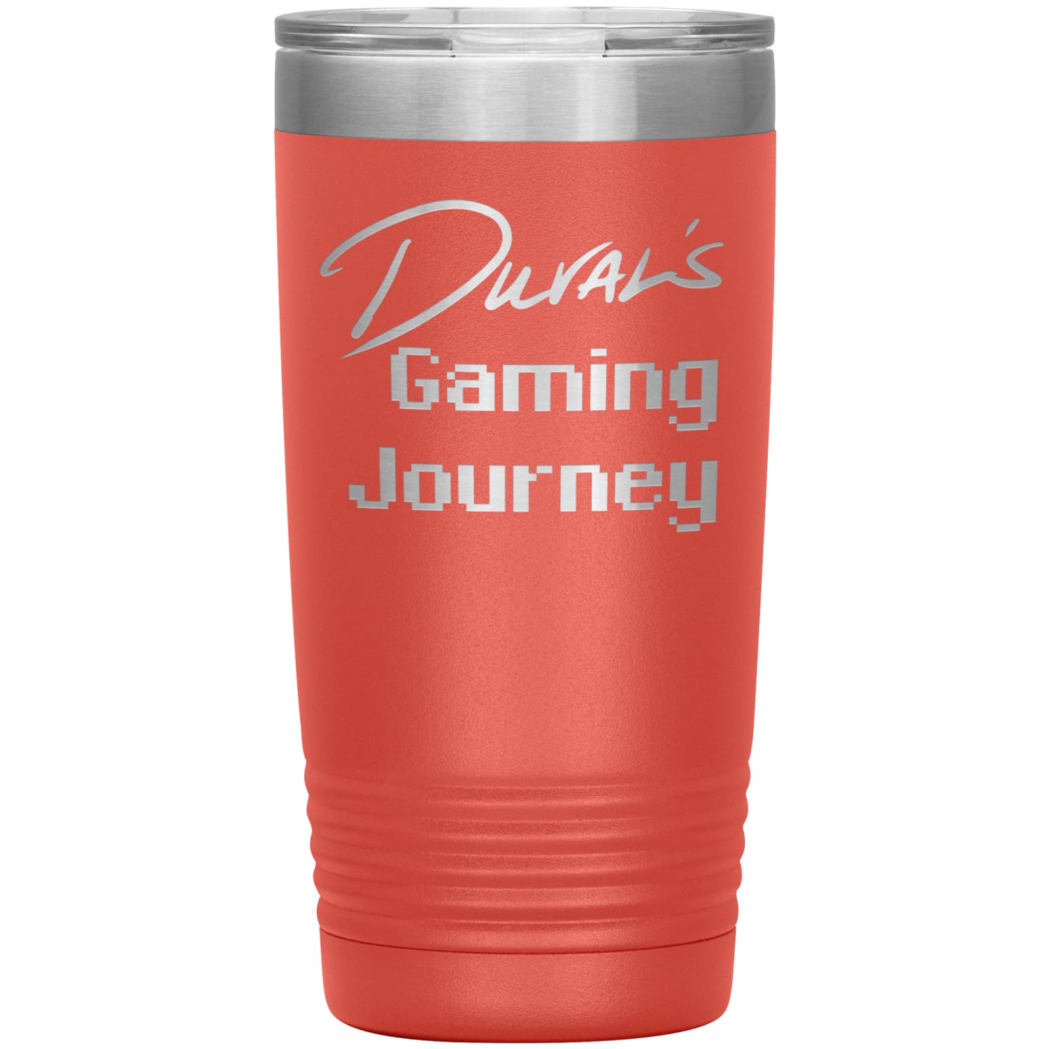 Duval’s Gaming Journey 20oz Vacuum Tumbler - Coral - Tumblers