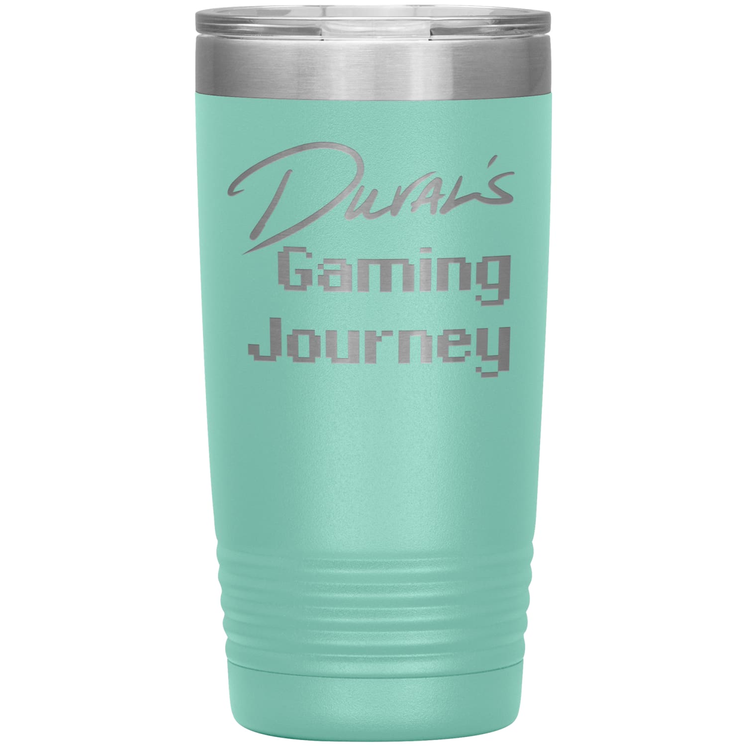 Duval’s Gaming Journey 20oz Vacuum Tumbler - Teal - Tumblers