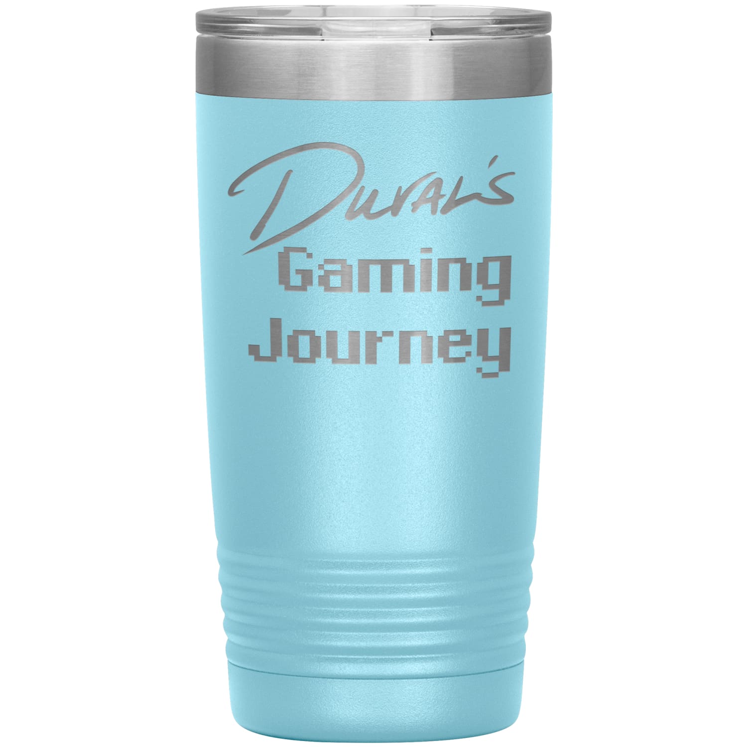 Duval’s Gaming Journey 20oz Vacuum Tumbler - Light Blue - Tumblers