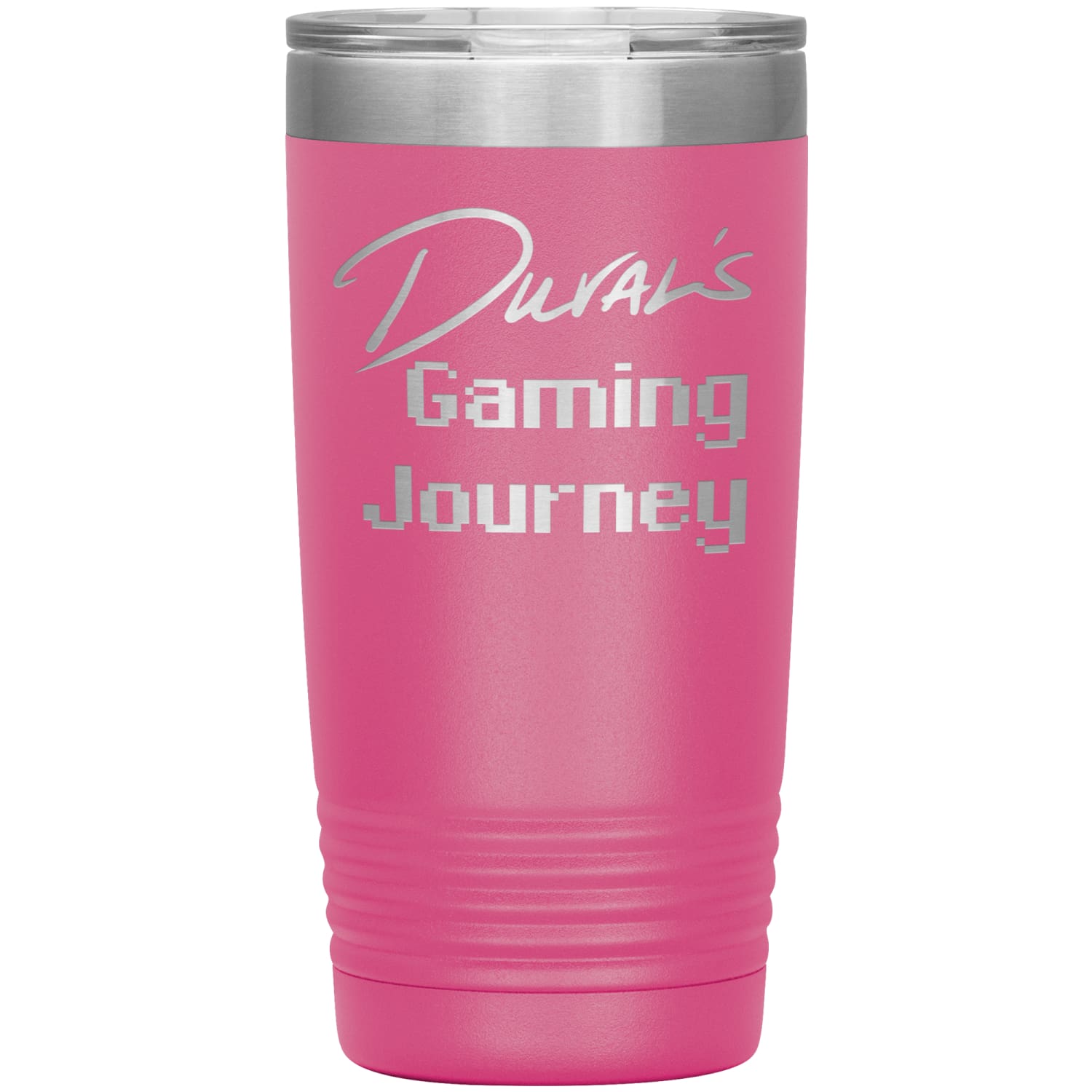 Duval’s Gaming Journey 20oz Vacuum Tumbler - Pink - Tumblers