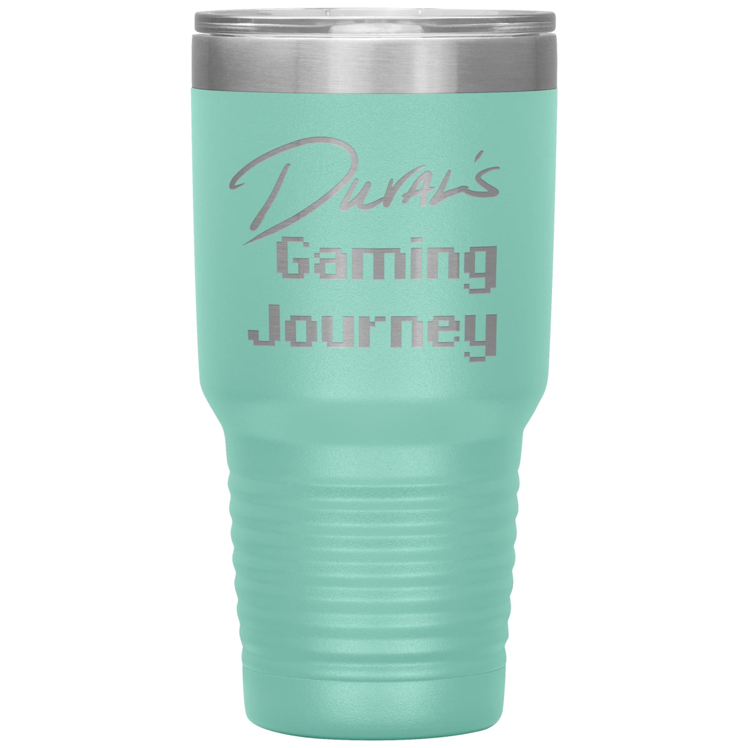 Duval’s Gaming Journey 32oz Vacuum Tumbler - Teal - Tumblers