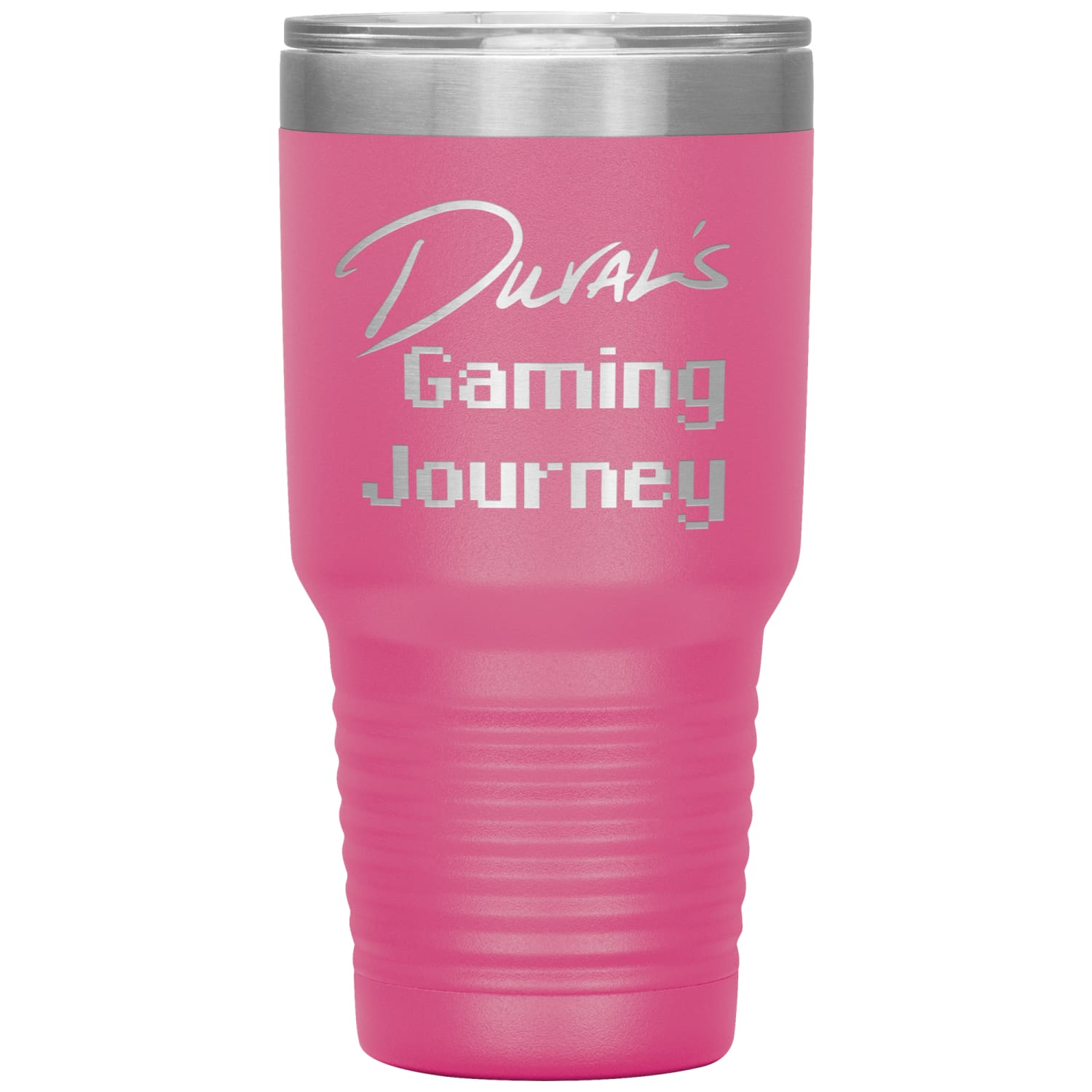 Duval’s Gaming Journey 32oz Vacuum Tumbler - Pink - Tumblers