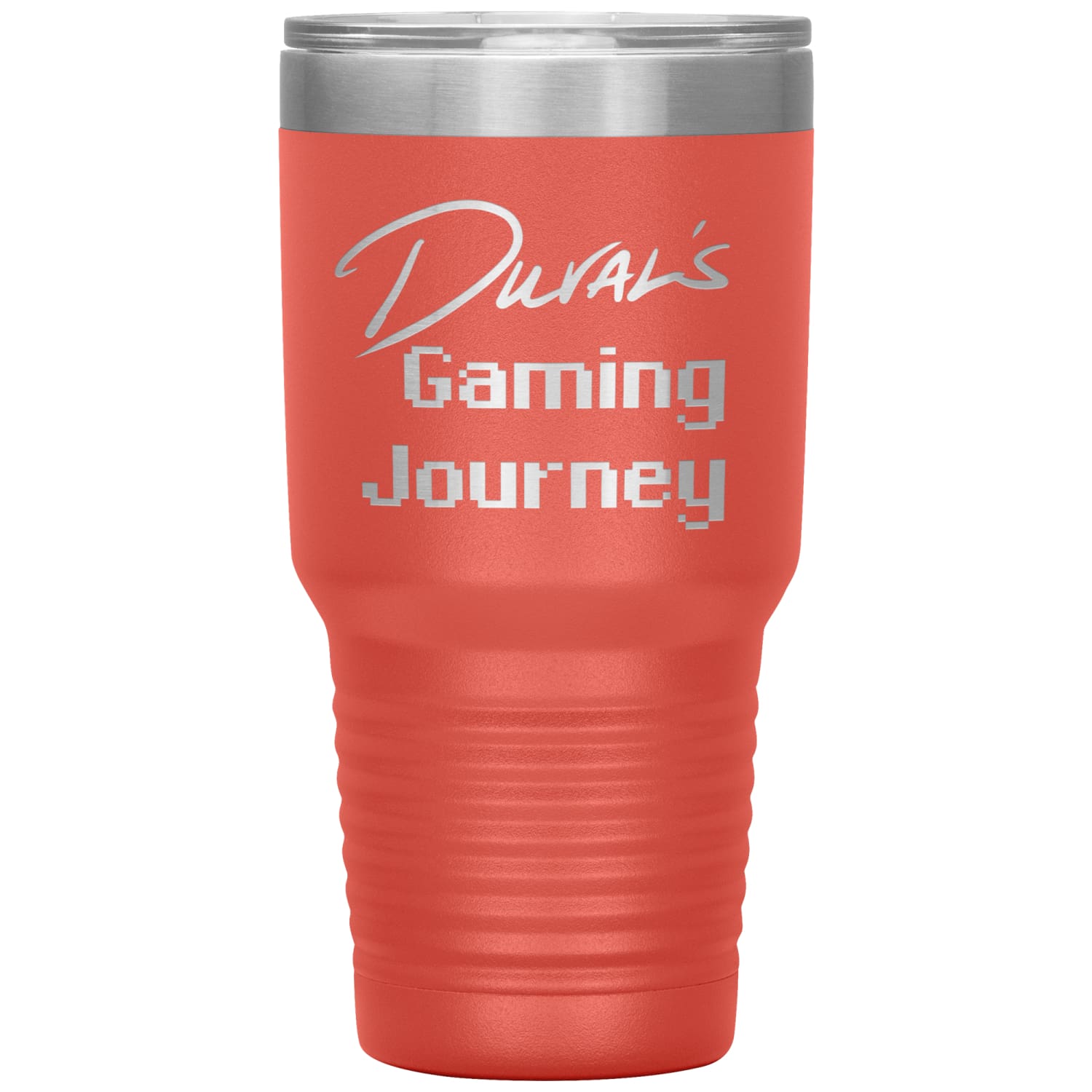 Duval’s Gaming Journey 32oz Vacuum Tumbler - Coral - Tumblers