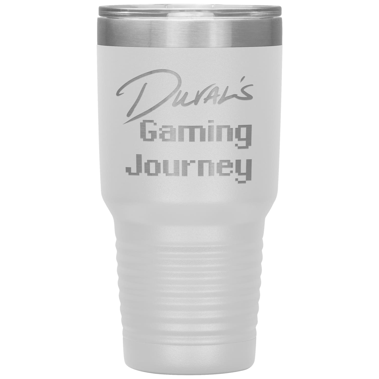 Duval’s Gaming Journey 32oz Vacuum Tumbler - White - Tumblers