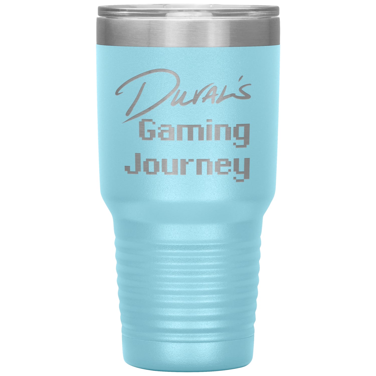 Duval’s Gaming Journey 32oz Vacuum Tumbler - Light Blue - Tumblers