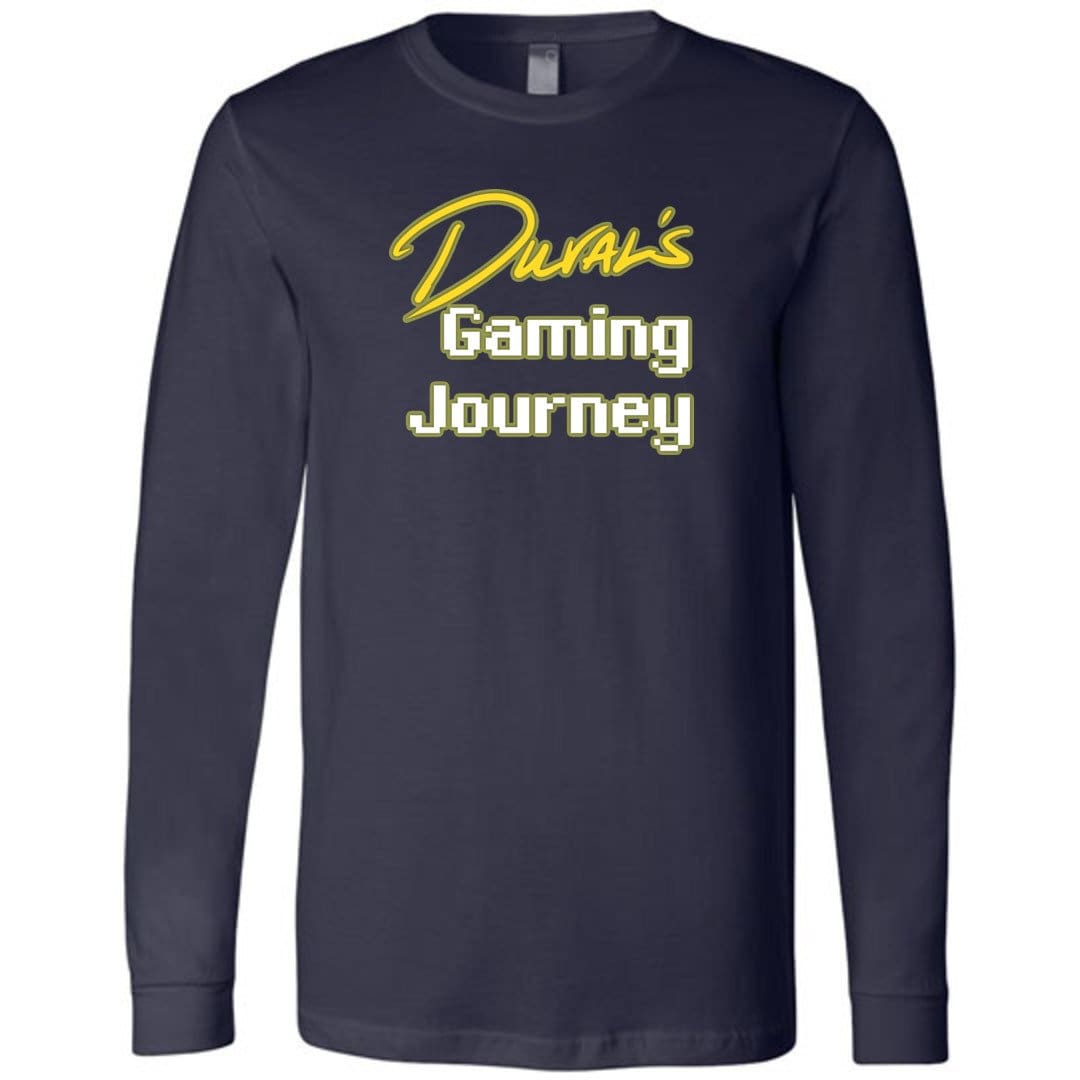 Duval’s Gaming Journey Unisex Premium Long Sleeve Tee - Navy / S