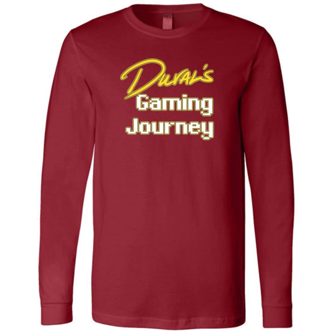 Duval’s Gaming Journey Unisex Premium Long Sleeve Tee - Cardinal / S