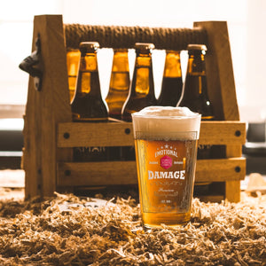 Emotional Damage Distilled Roleplay 16oz Pint Glass - Drinkware