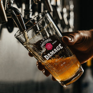 Emotional Damage Distilled Roleplay 16oz Pint Glass - Drinkware