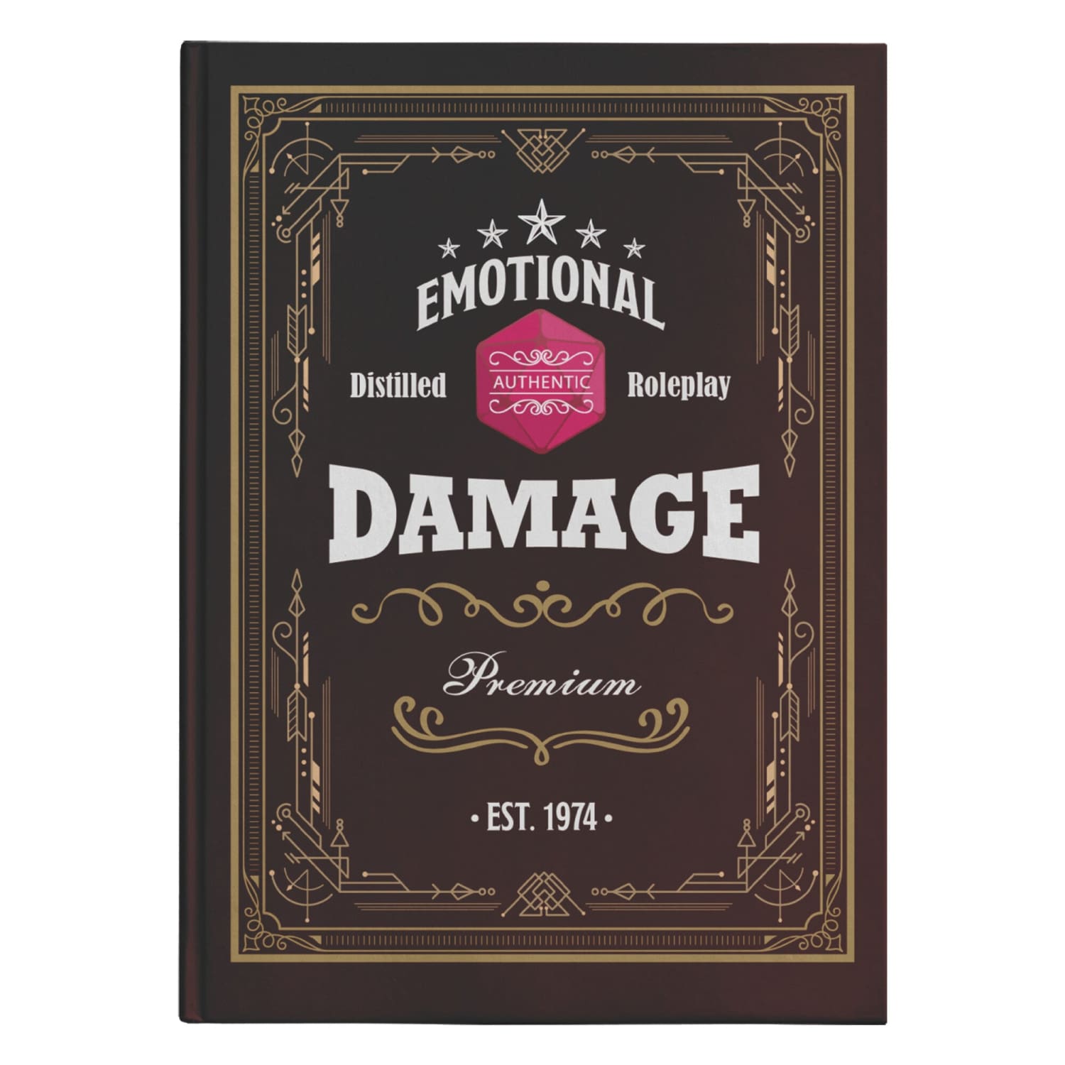 Emotional Damage Distilled Roleplay Hardcover Journal - Office