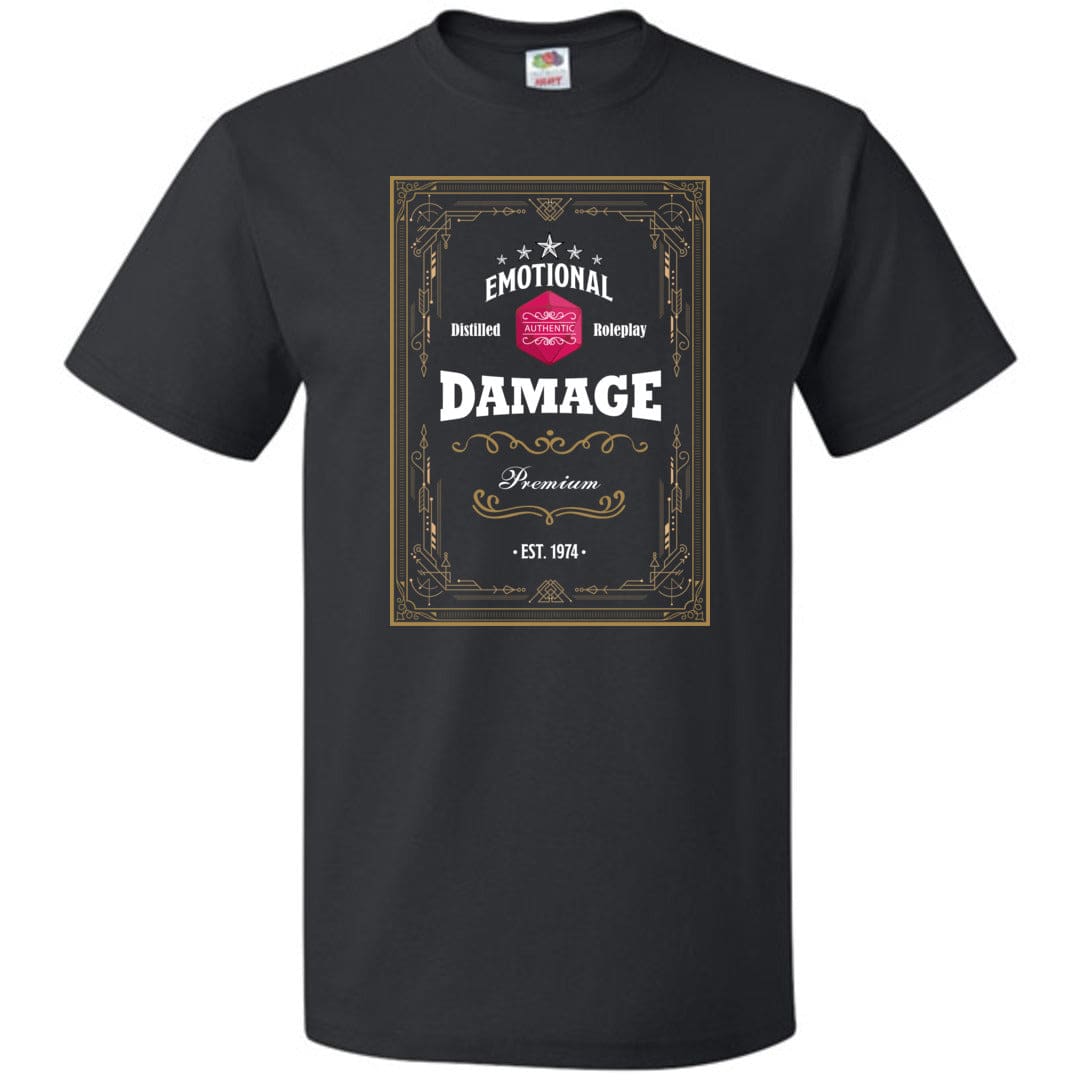 Emotional Damage Distilled Roleplay Unisex Classic Tee - Black / S