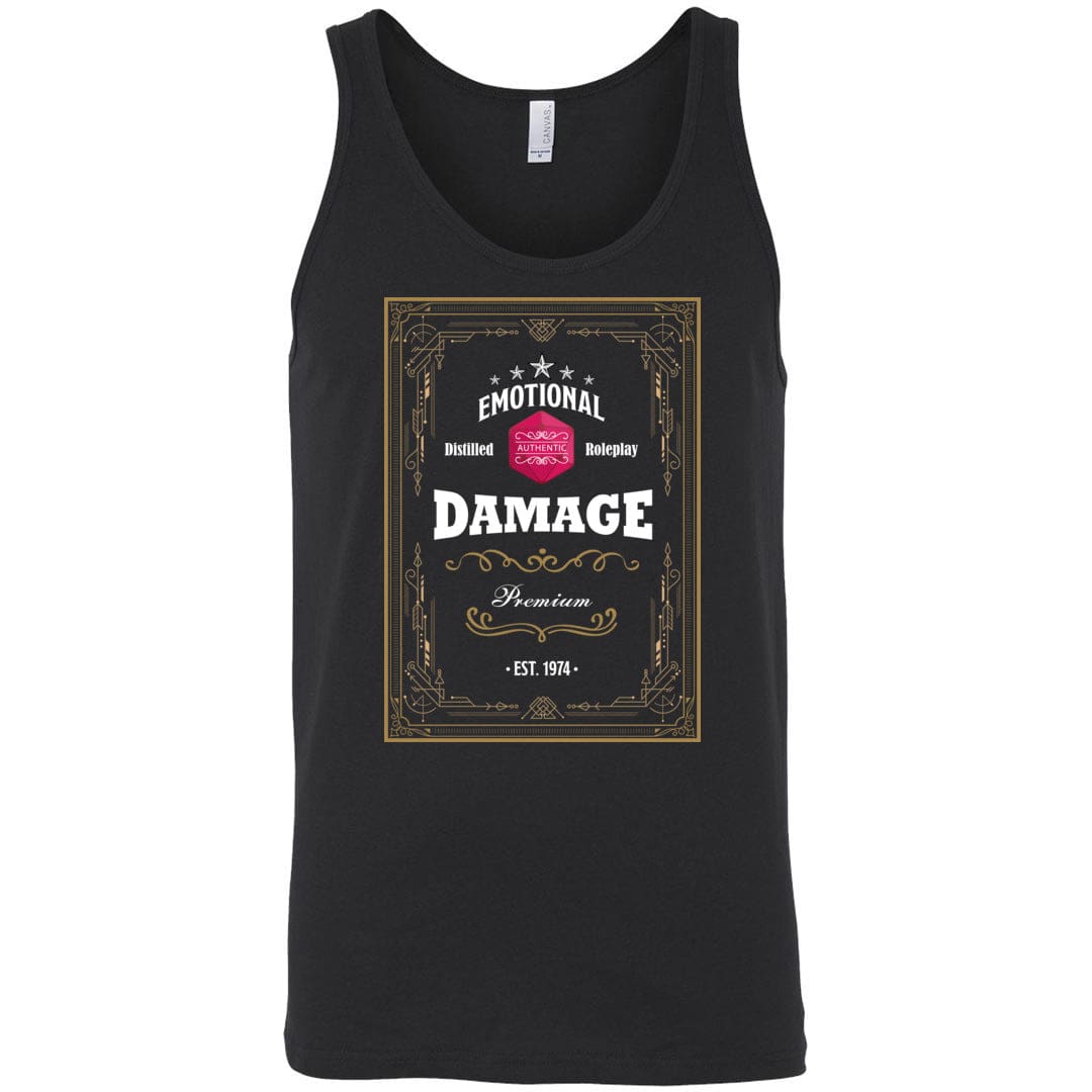 Emotional Damage Distilled Roleplay Unisex Premium Tank - Black / S