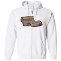 Eulalia 5E Logo Unisex Zip Hoodie - White / S