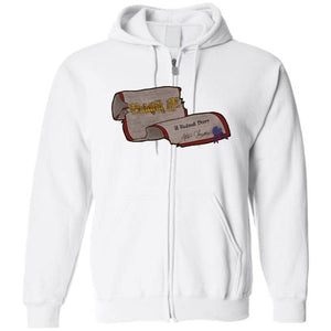 Eulalia 5E Logo Unisex Zip Hoodie - White / S