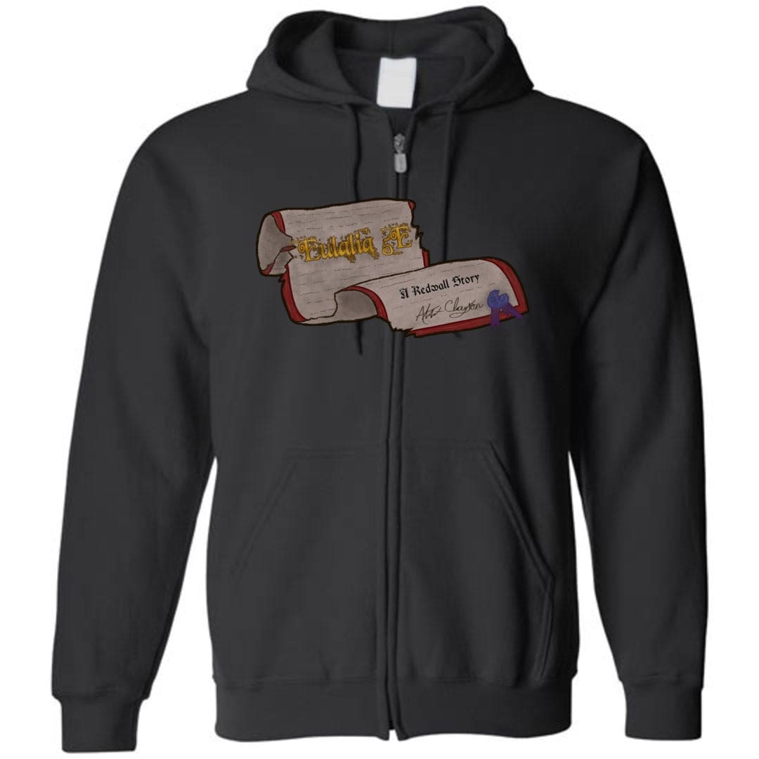Eulalia 5E Logo Unisex Zip Hoodie - Black / S