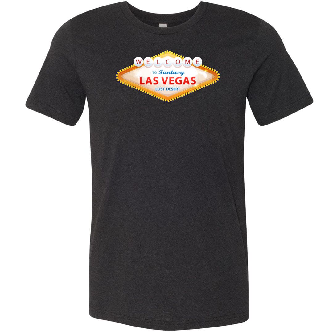 Fantasy Las Vegas Sign Unisex Premium Tee - Black Heather / XS