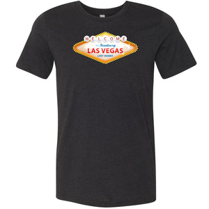 Fantasy Las Vegas Sign Unisex Premium Tee - Black Heather / XS