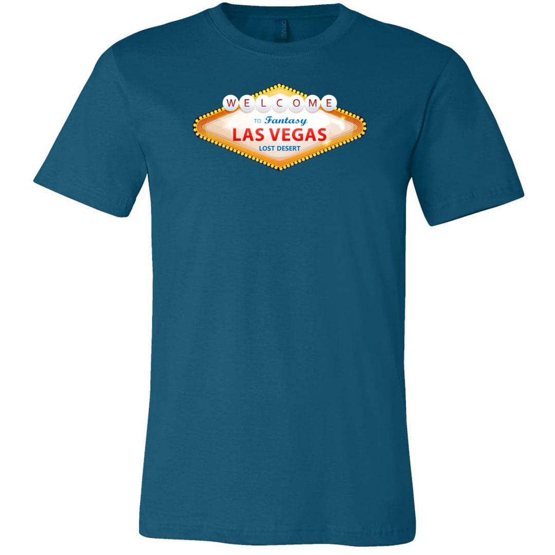 Fantasy Las Vegas Sign Unisex Premium Tee - Deep Teal / XS