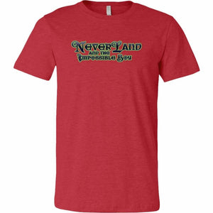 Fem NPC Neverland and the Impossible Boy Unisex Tees - Canvas Mens Shirt / Heather Red / S - T-shirt