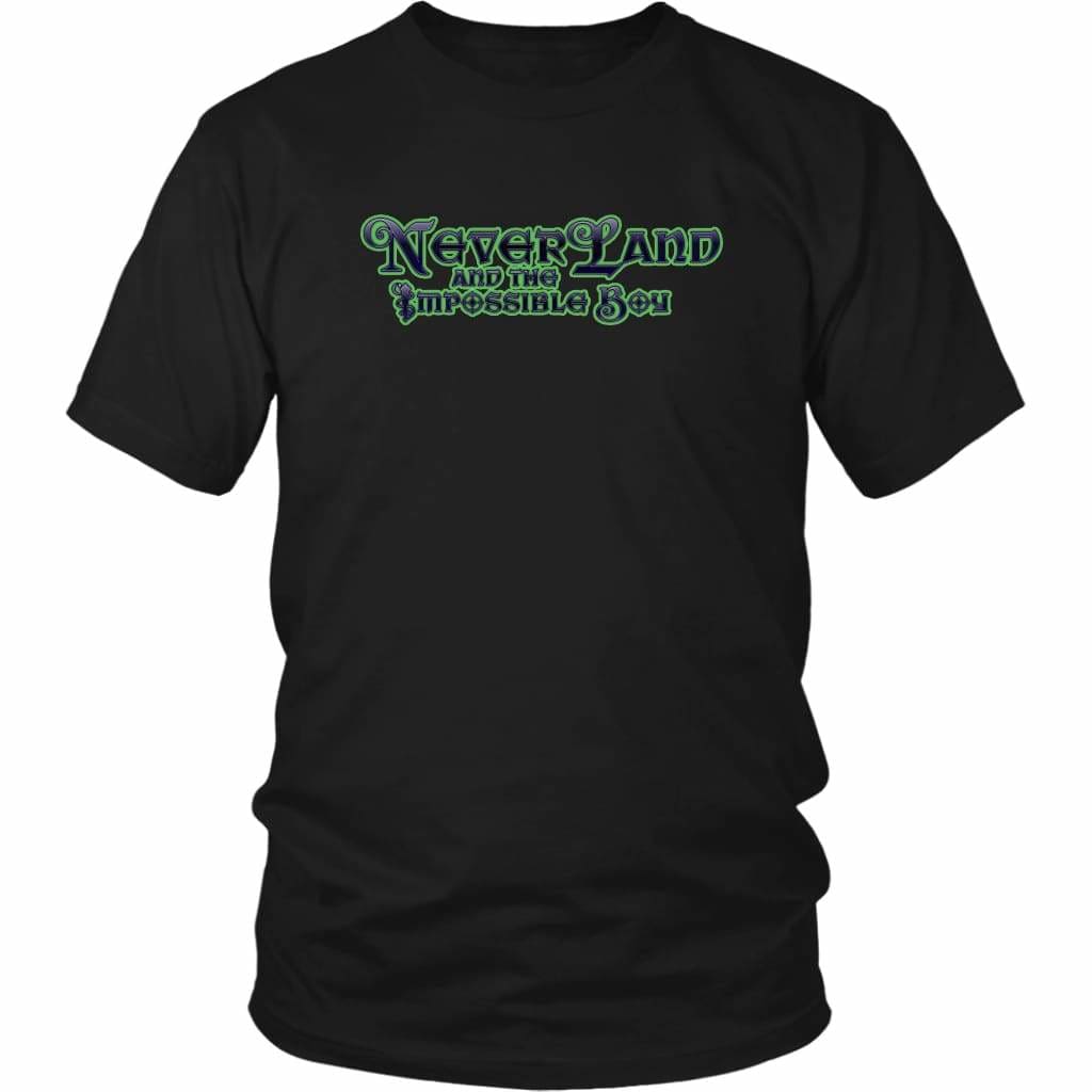 Fem NPC Neverland and the Impossible Boy Unisex Tees - District Unisex Shirt / Black / S - T-shirt
