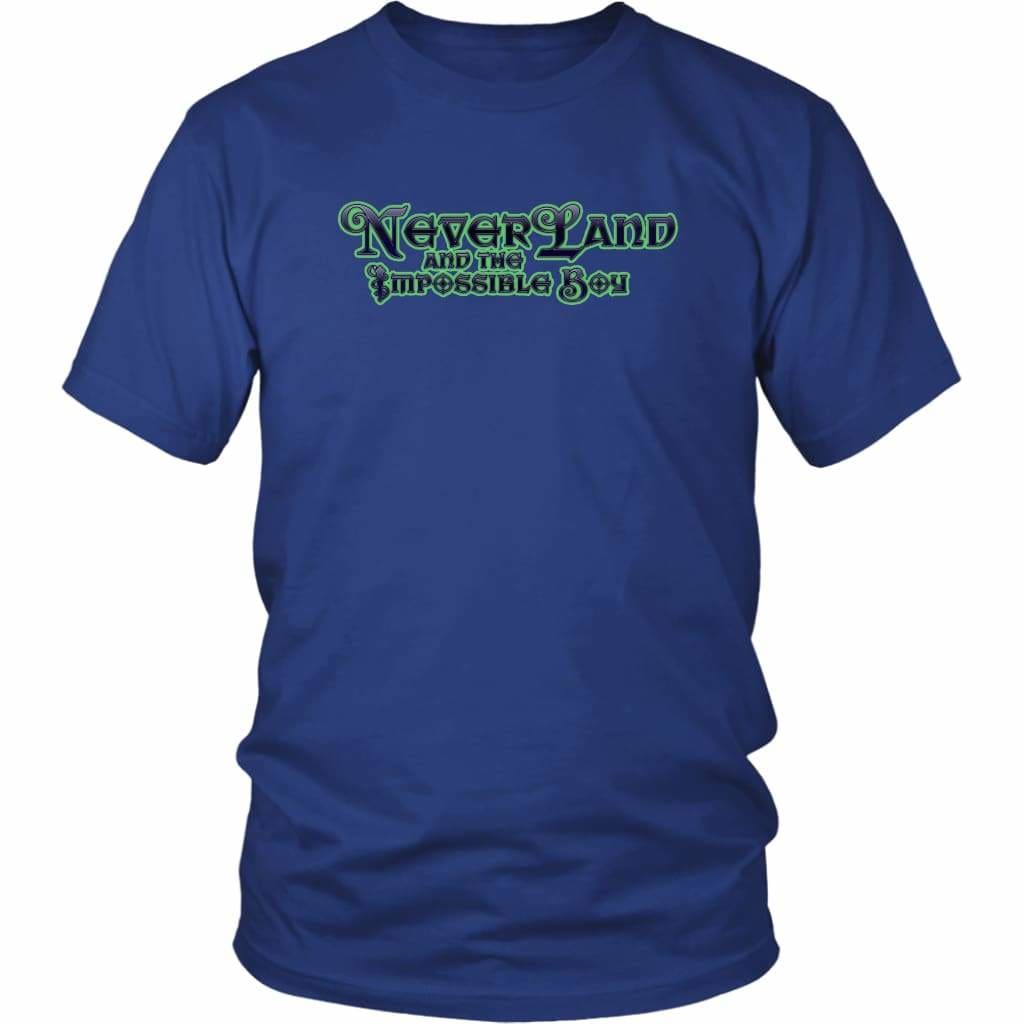 Fem NPC Neverland and the Impossible Boy Unisex Tees - District Unisex Shirt / Royal Blue / S - T-shirt