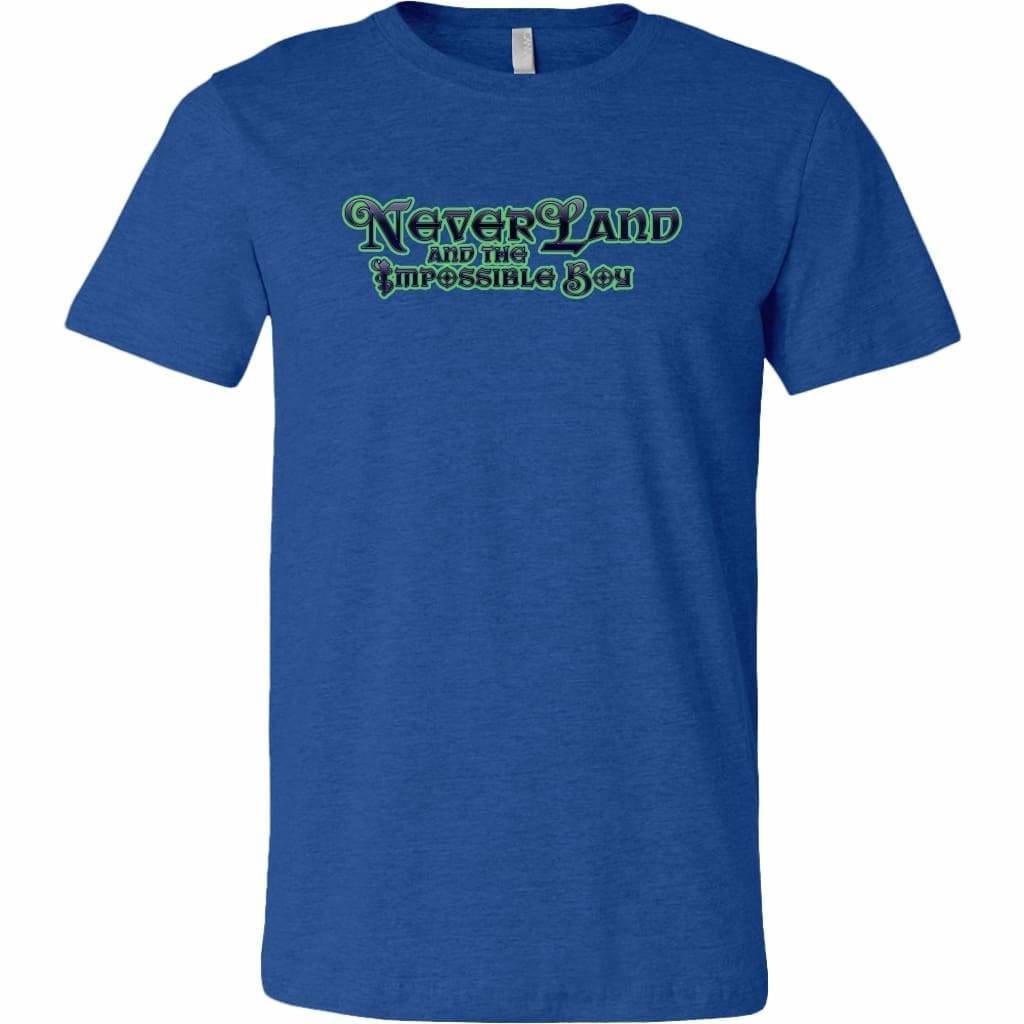 Fem NPC Neverland and the Impossible Boy Unisex Tees - Canvas Mens Shirt / Heather True Royal / S - T-shirt