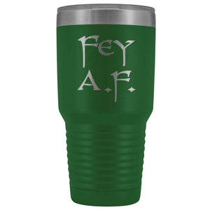 Fey A.F. 30oz Vacuum Tumbler - Green - Tumblers