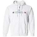 Feywilds Winter Court Unisex Zip Hoodie - White / S