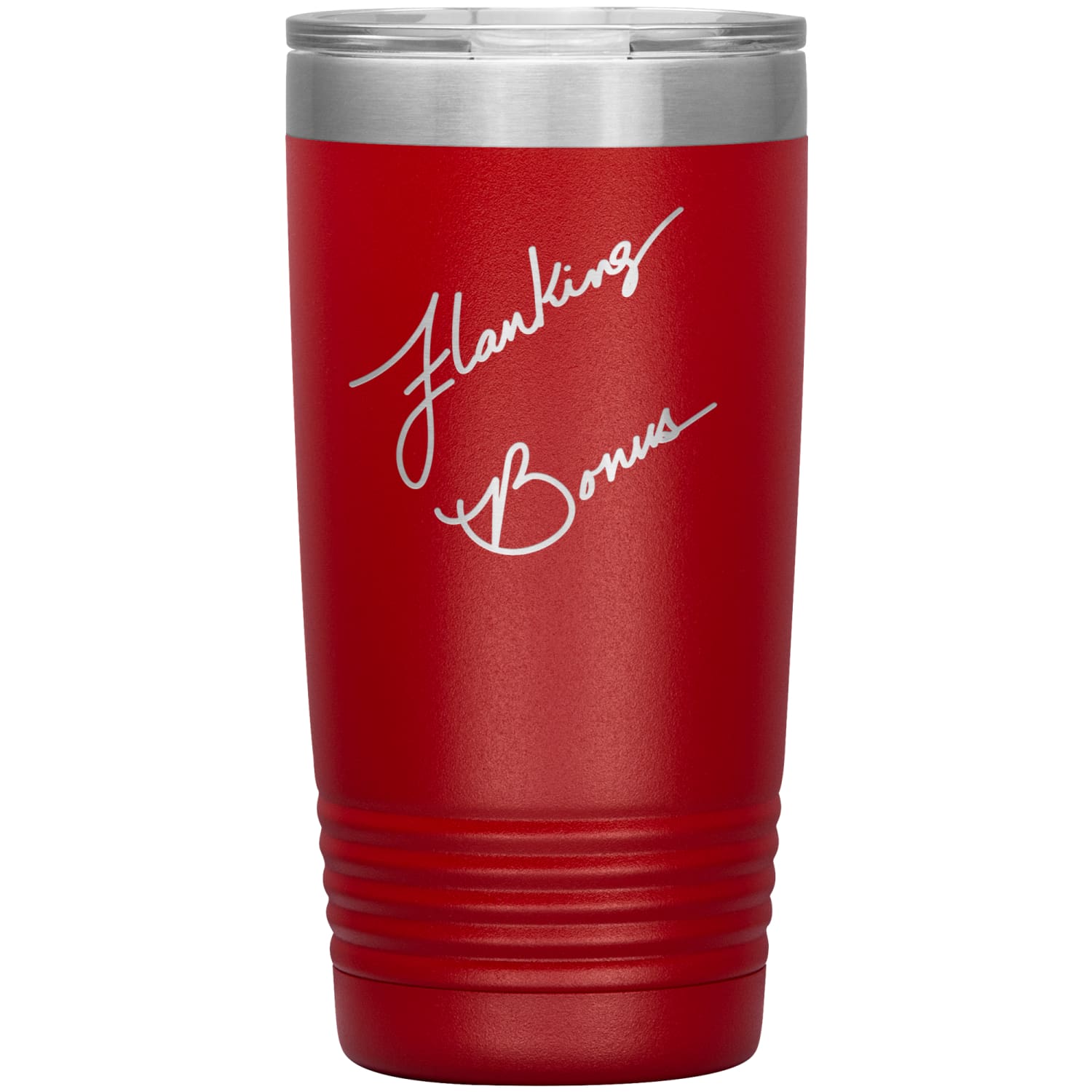Flanking Bonus Logo 20oz Vacuum Tumbler - Red - Tumblers