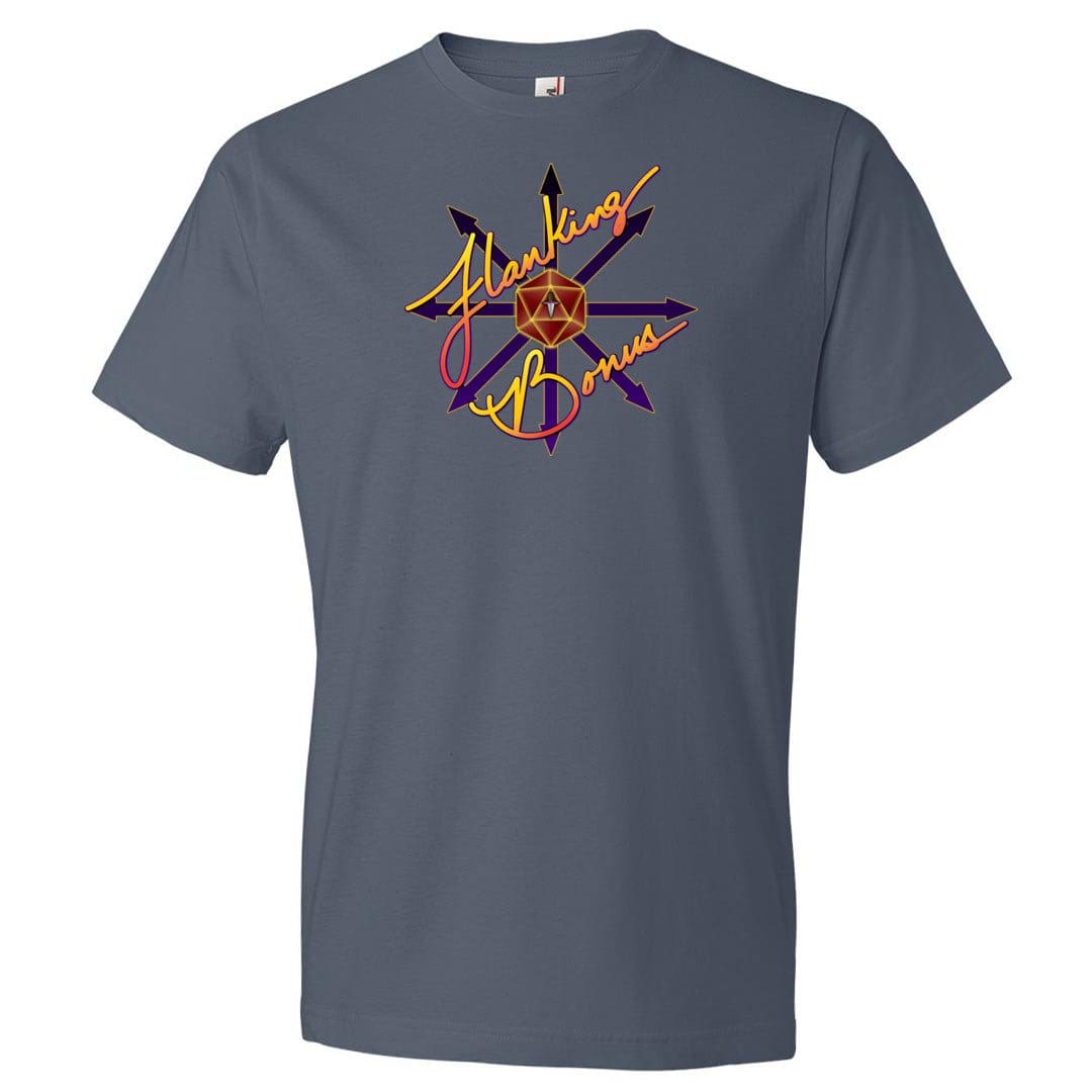 Flanking Bonus Logo Mens Premium Tee - Lake / S