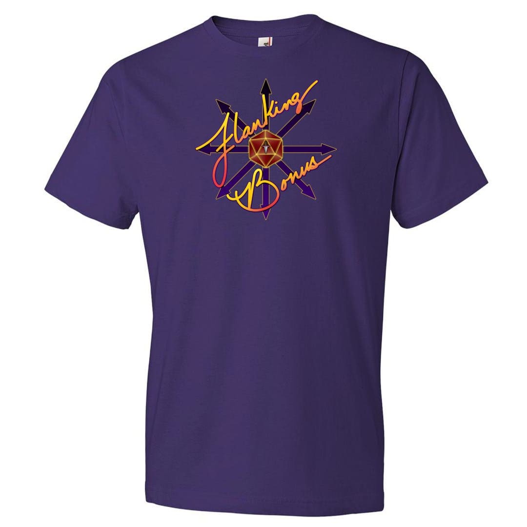 Flanking Bonus Logo Mens Premium Tee - Purple / S