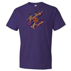 Flanking Bonus Logo Mens Premium Tee - Purple / S