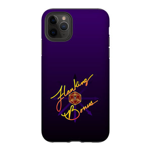 Flanking Bonus Logo Phonecase - Tough * iPhone * Samsung * LG * Google - iPhone 11 Pro Max - Flanking Bonus