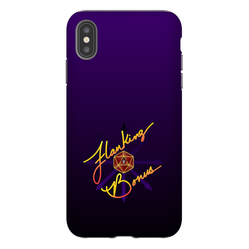 Flanking Bonus Logo Phonecase - Tough * iPhone * Samsung * LG * Google - iPhone XS Max - Flanking Bonus