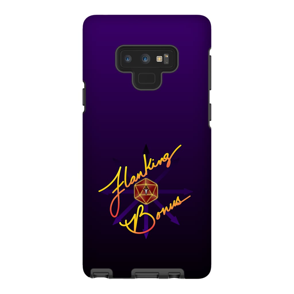 Flanking Bonus Logo Phonecase - Tough * iPhone * Samsung * LG * Google - Samsung Galaxy Note 9 - Flanking Bonus