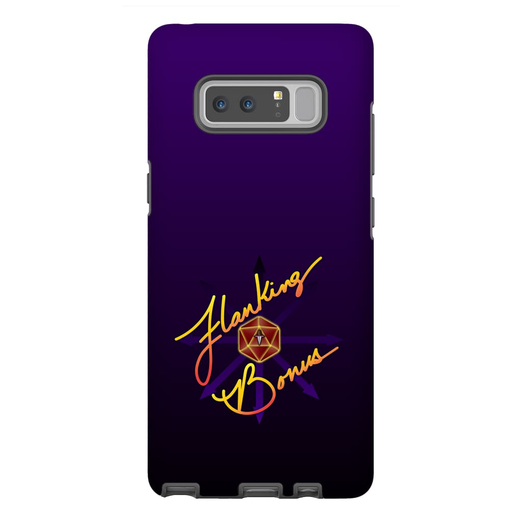 Flanking Bonus Logo Phonecase - Tough * iPhone * Samsung * LG * Google - Samsung Galaxy Note 8 - Flanking Bonus