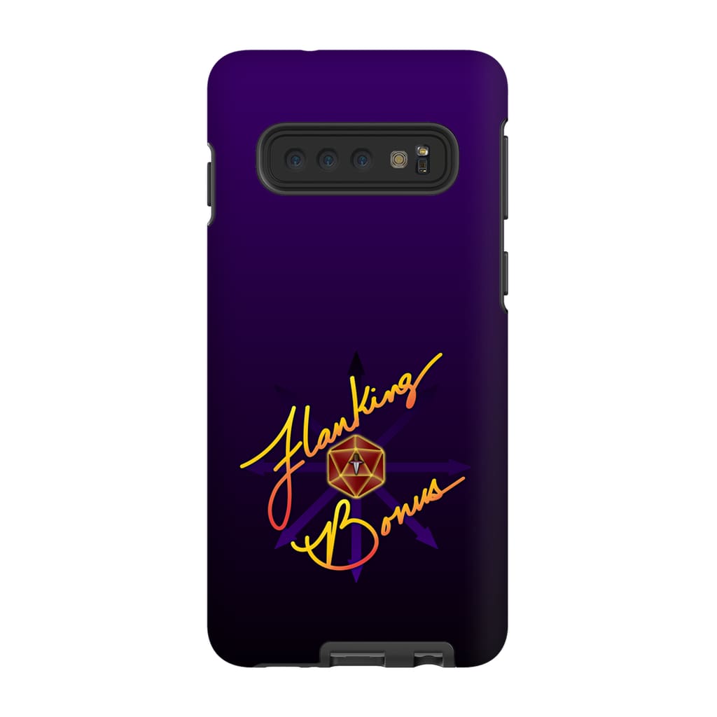 Flanking Bonus Logo Phonecase - Tough * iPhone * Samsung * LG * Google - Samsung Galaxy S10 - Flanking Bonus