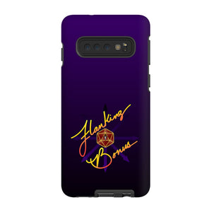 Flanking Bonus Logo Phonecase - Tough * iPhone * Samsung * LG * Google - Samsung Galaxy S10 - Flanking Bonus