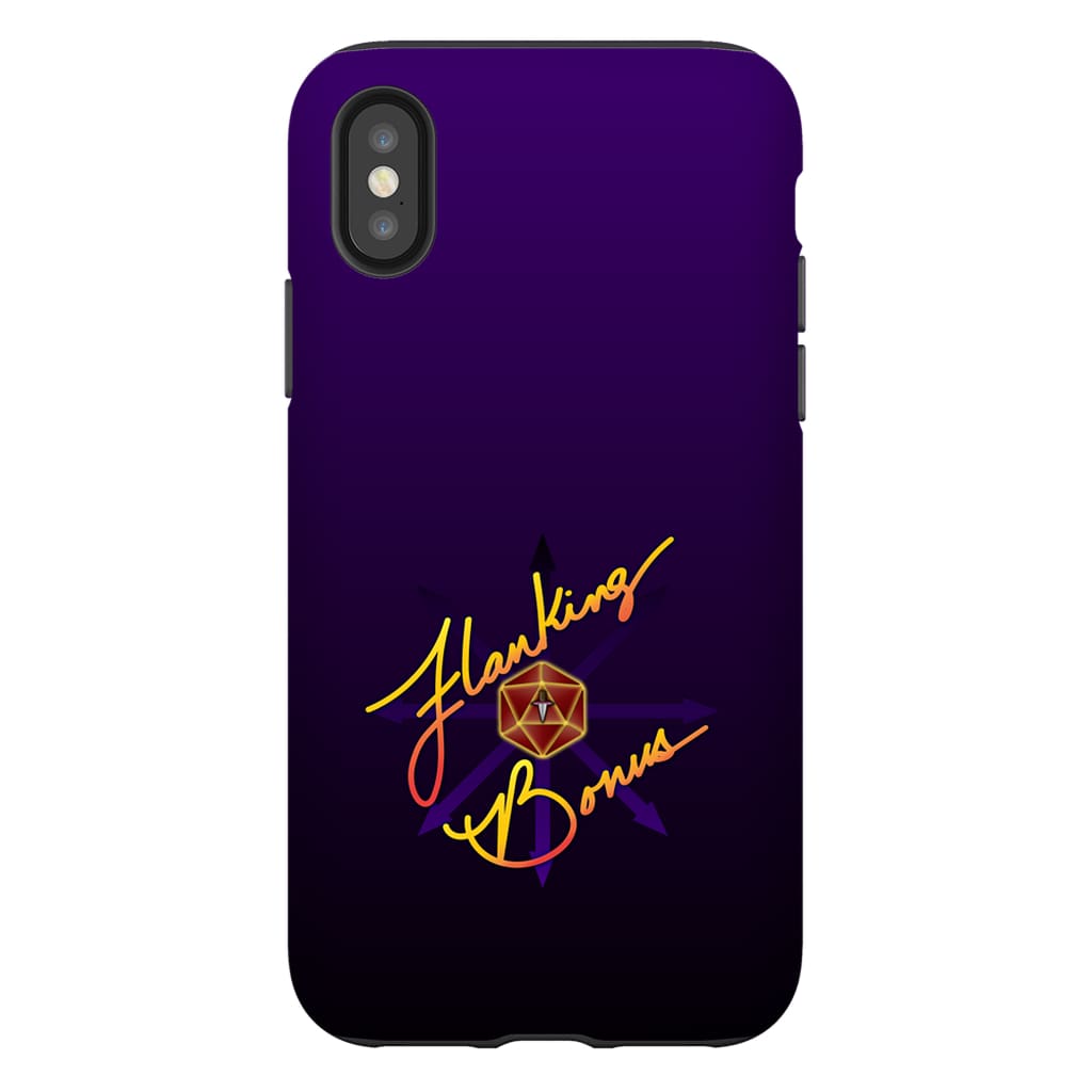 Flanking Bonus Logo Phonecase - Tough * iPhone * Samsung * LG * Google - iPhone XS - Flanking Bonus